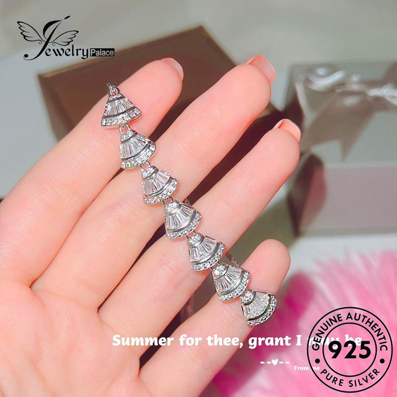 Jewelrypalace Asli925 Moissanite Wanita Gelang Perak Sektor Berlian Canggih B581