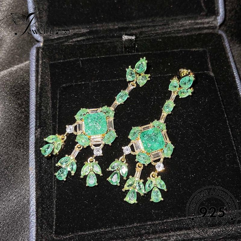 Jewelrypalace Perak Wanita Asli Zamrud925 Stud Emas Anting Kupu Kupu E858