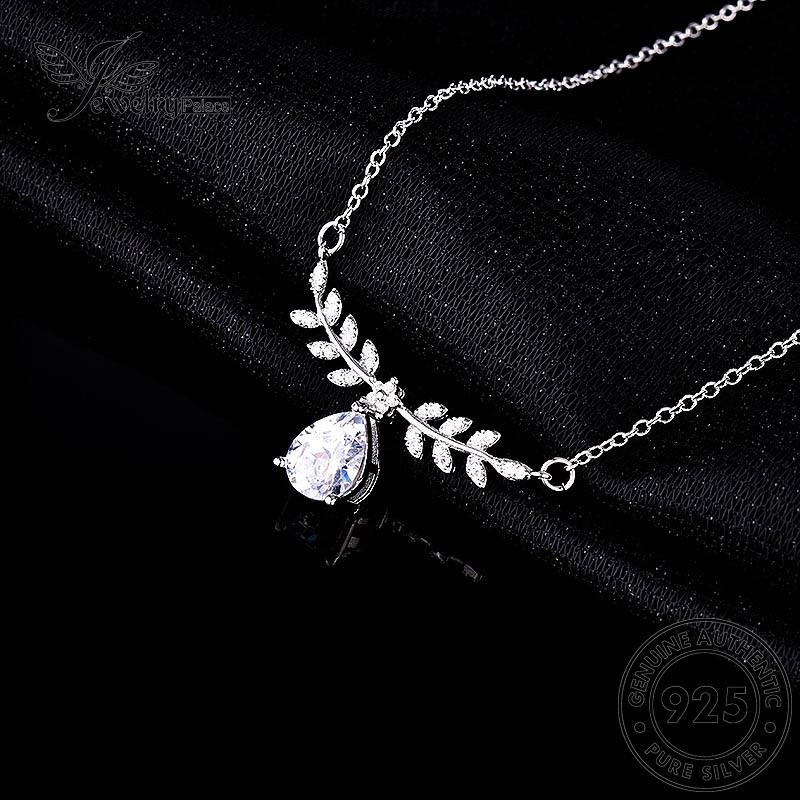 Jewelrypalace Citrine Fashion Kalung Perak Wanita Drop Original925 N314