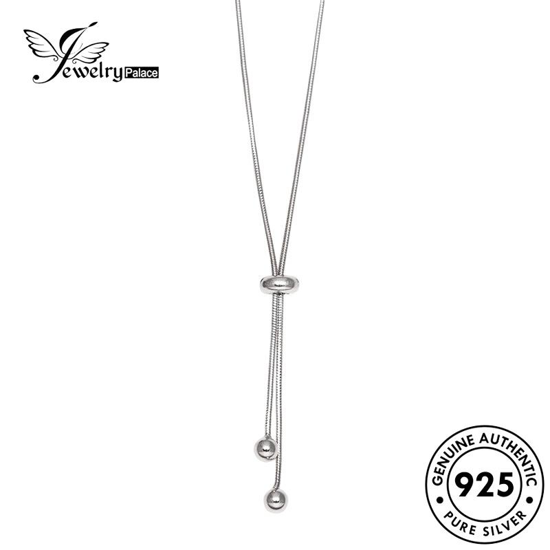 Jewelrypalace Kalung Korea Wanita925 Silver Tulang Ular Asli N435