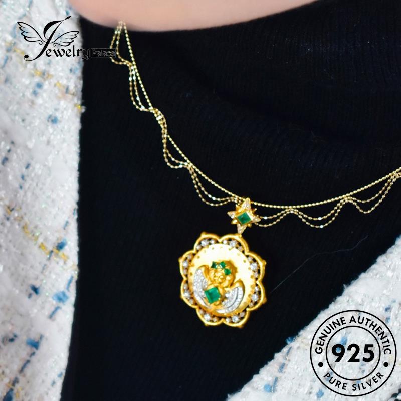 Jewelrypalace Kalung Wanita Angel Silver Zamrud925Original Fashion N1136