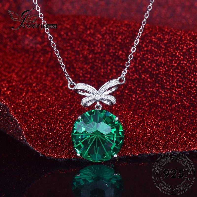 Jewelrypalace Kalung Perak925 Wanita Asli Bulat Fashion Citrine N1184