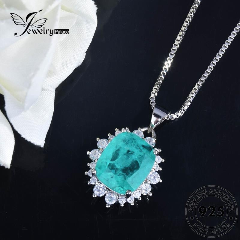 Jewelrypalace Sapphire Kalung Perak Asli Kreatif925 Lingkaran Wanita N1208