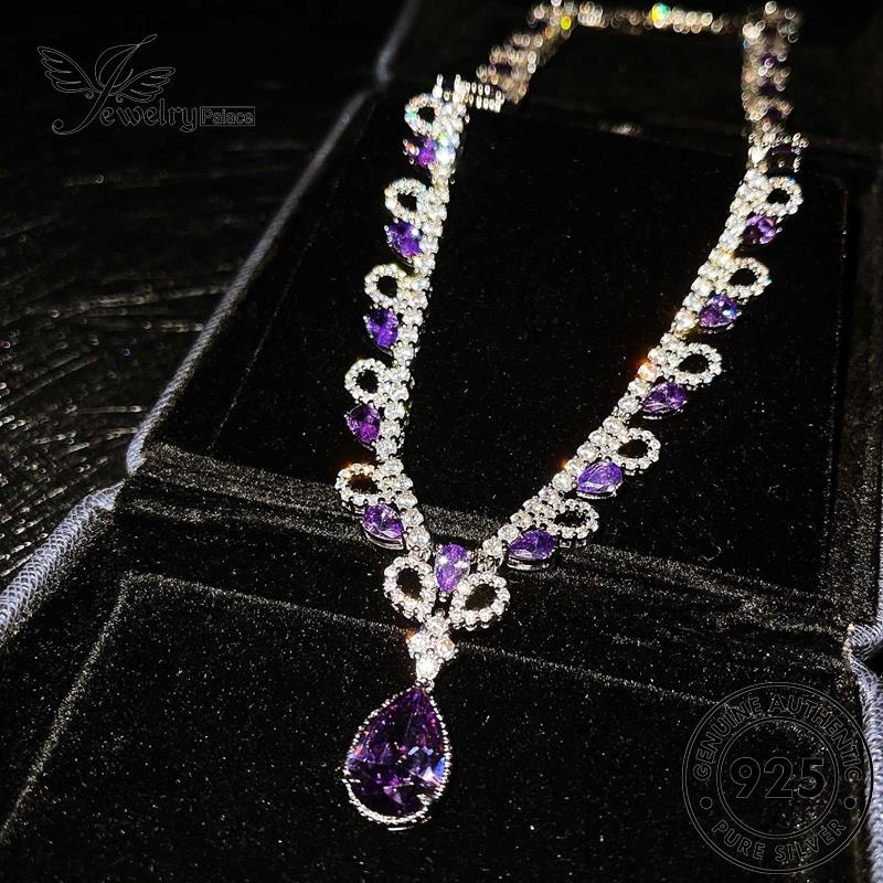 Jewelrypalace Kalung Perak Wanita Amethyst925 Mewah Asli N1277