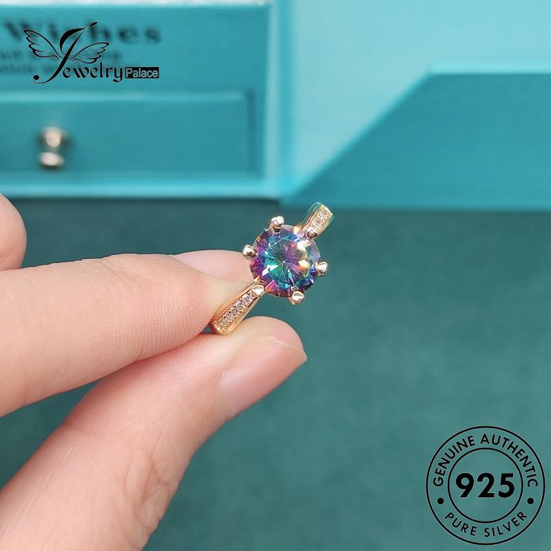 JEWELRYPALACE korea Claws Kawin Silver Cincin Perak Wanita Agate Original Sterling Nikah Six Perhiasan 925 Silver Murni Asli Aksesori Temperament R2247