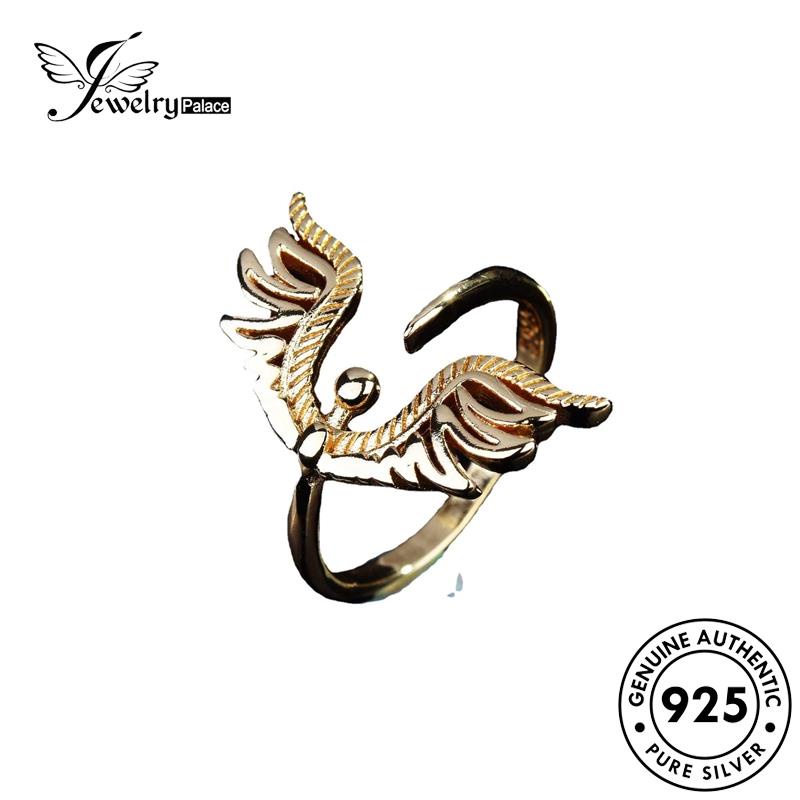 Jewelrypalace Kalung Vintage Wanita Perak Salib925 Set Emas Asli S354