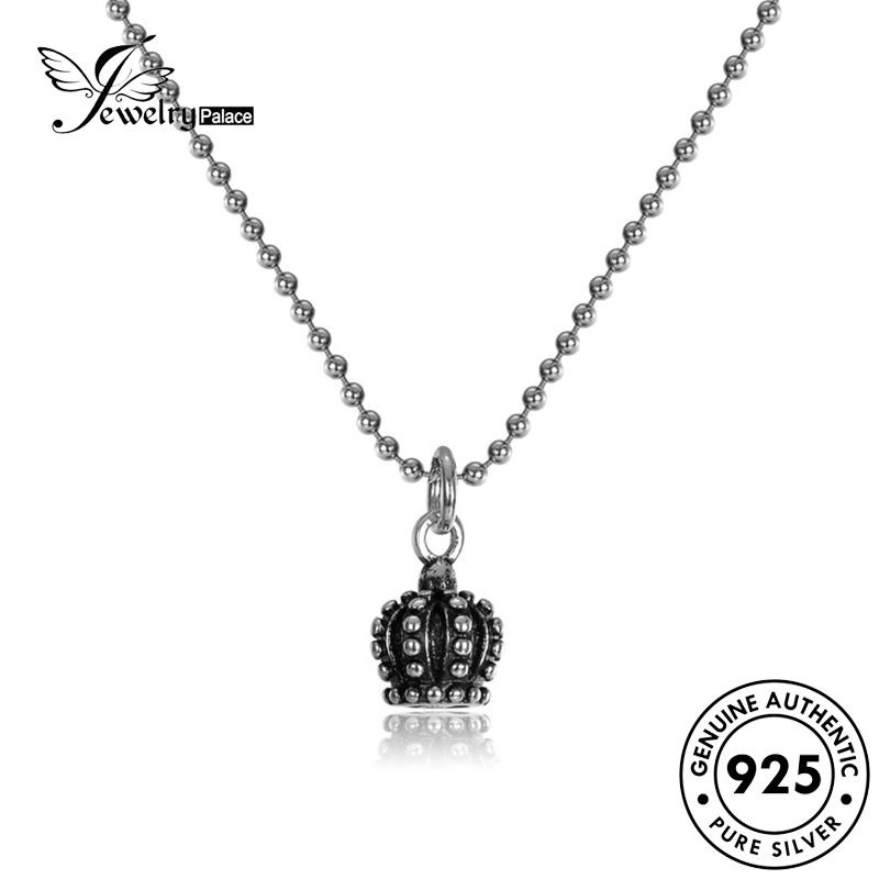 Jewelrypalace Kalung925 Asli Vintage Mahkota Silver Wanita N48