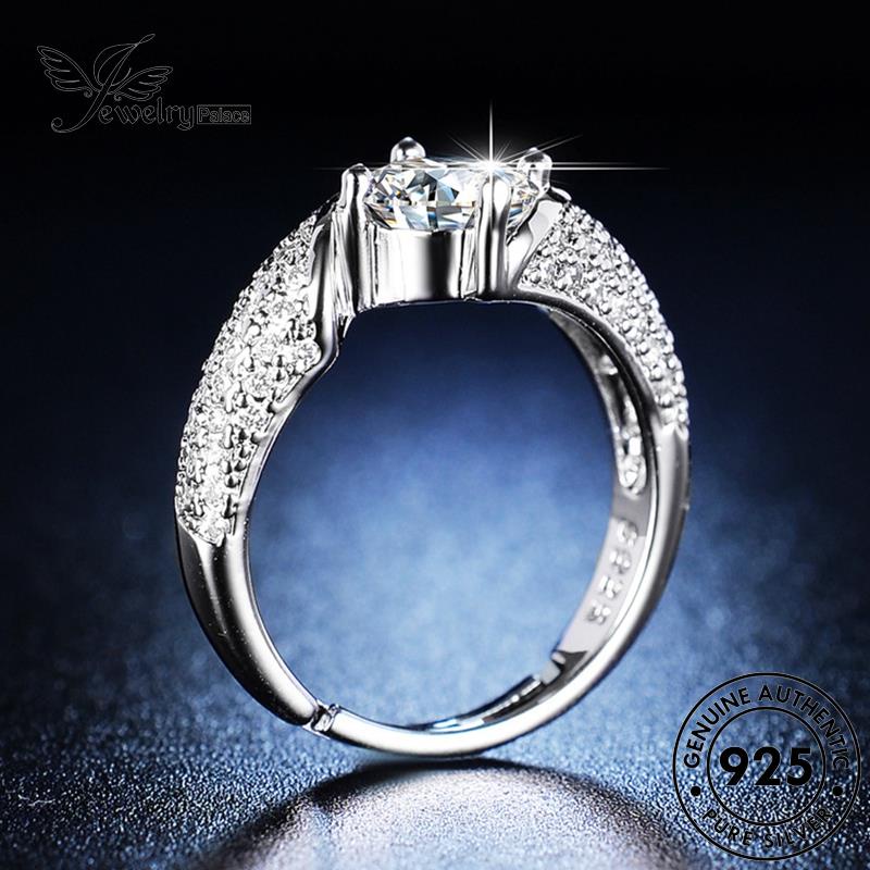 Jewelrypalace Empat Moissanite Perak Berlian925 Cakar Kreatif Asli Wanita Rings R167