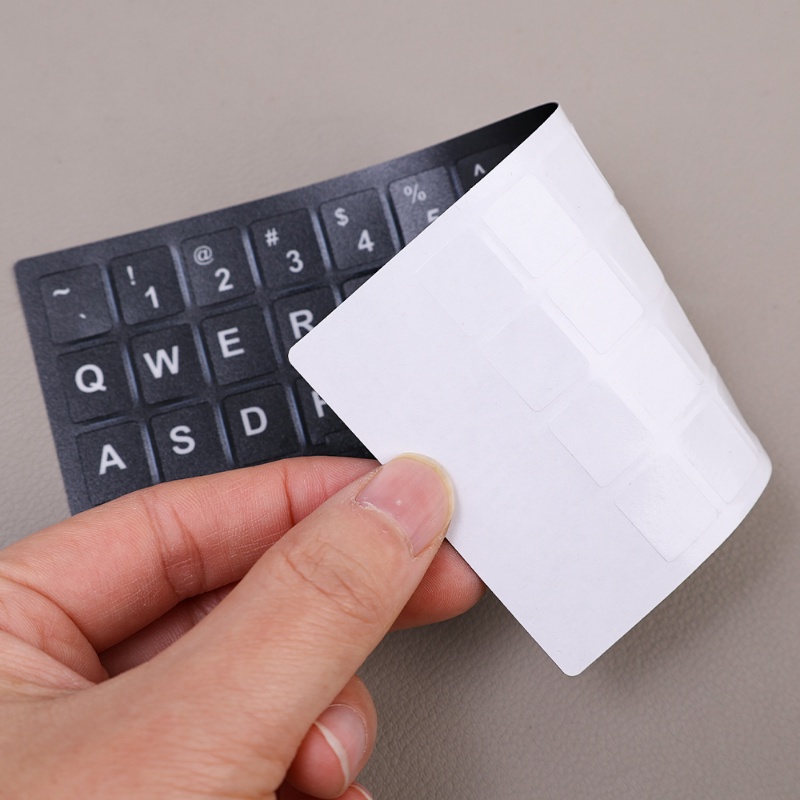 Kualitas Tinggi PVC Self Adhesive Keyboard Surat Stiker/Rusia Bahasa Inggris Keypad Recovery Label Aplikasi/Universal Keyboard Bercahaya Decal