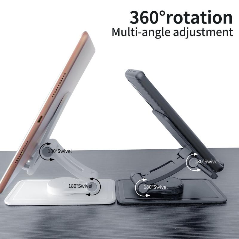 Vaorlo 360derajat Rotating Holder Tablet Handphone Holder Lipat Memperpanjang Dukungan Multifungsi Desktop Holder Stand Untuk Ponsel Tablet