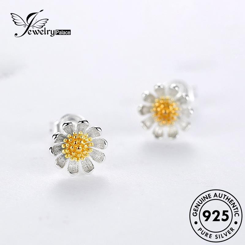 Jewelrypalace Daisy Anting Tusuk Fashion Perak Asli Wanita925 E27