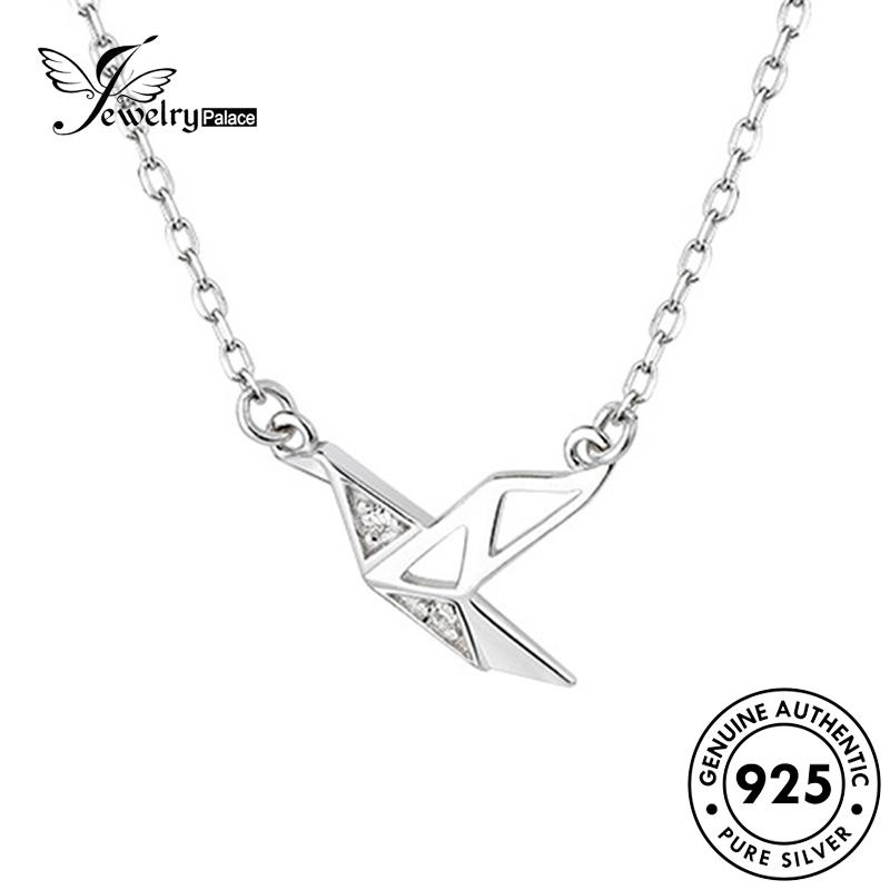 Jewelrypalace Origami925 Kalung Perak Wanita Fresh Crane Original N18