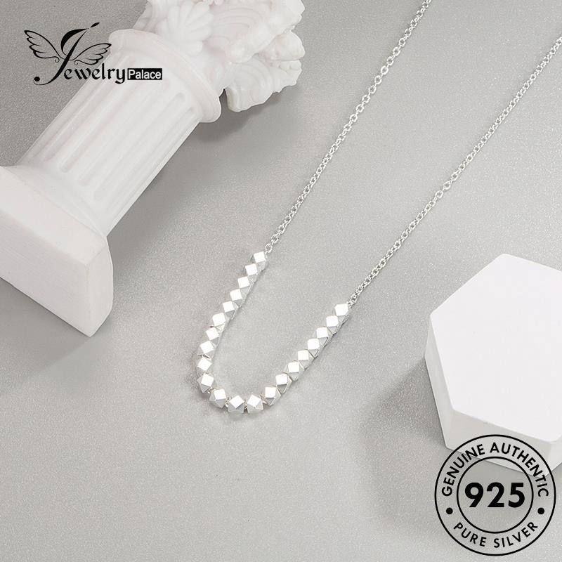 Jewelrypalace Kalung Perak Blok Ins Wind925 Wanita Asli N32