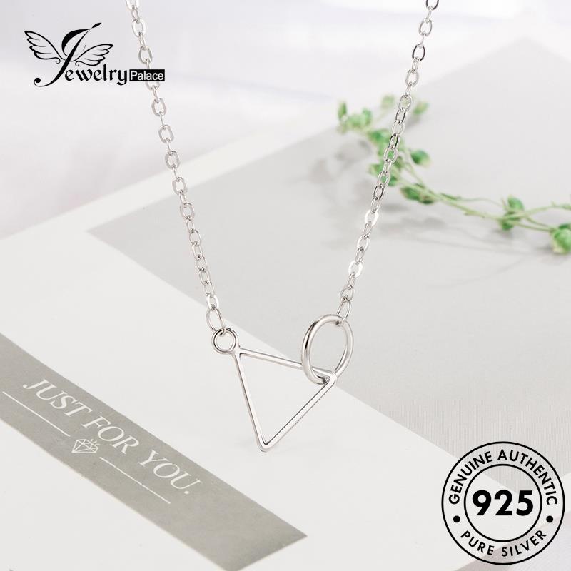 Jewelrypalace Kalung Segitiga Wanita Perak Asli Simple925 N2