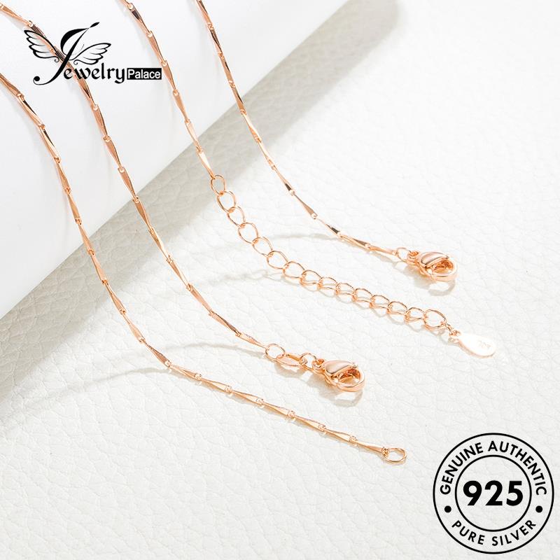 Jewelrypalace Fashion925 Kalung Melon Emas Perak Wanita Biji Asli N80