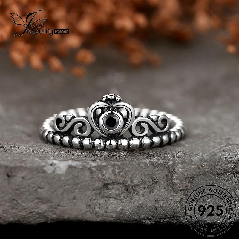 Jewelrypalace Cincin Retro Asli Bentuk Hati Silver925 Wanita R238