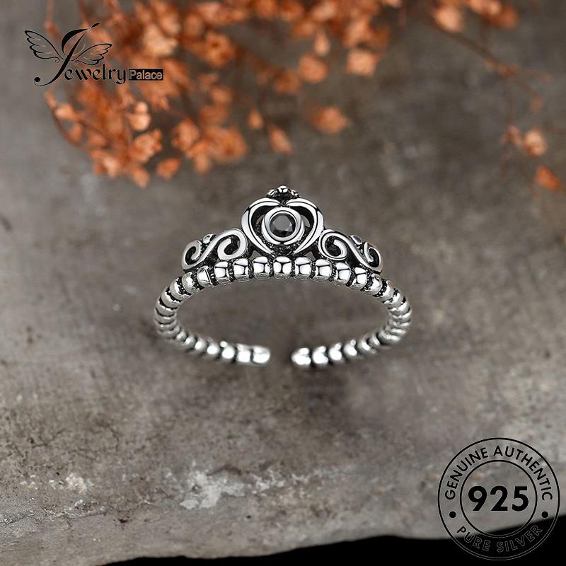 Jewelrypalace Cincin Retro Asli Bentuk Hati Silver925 Wanita R238