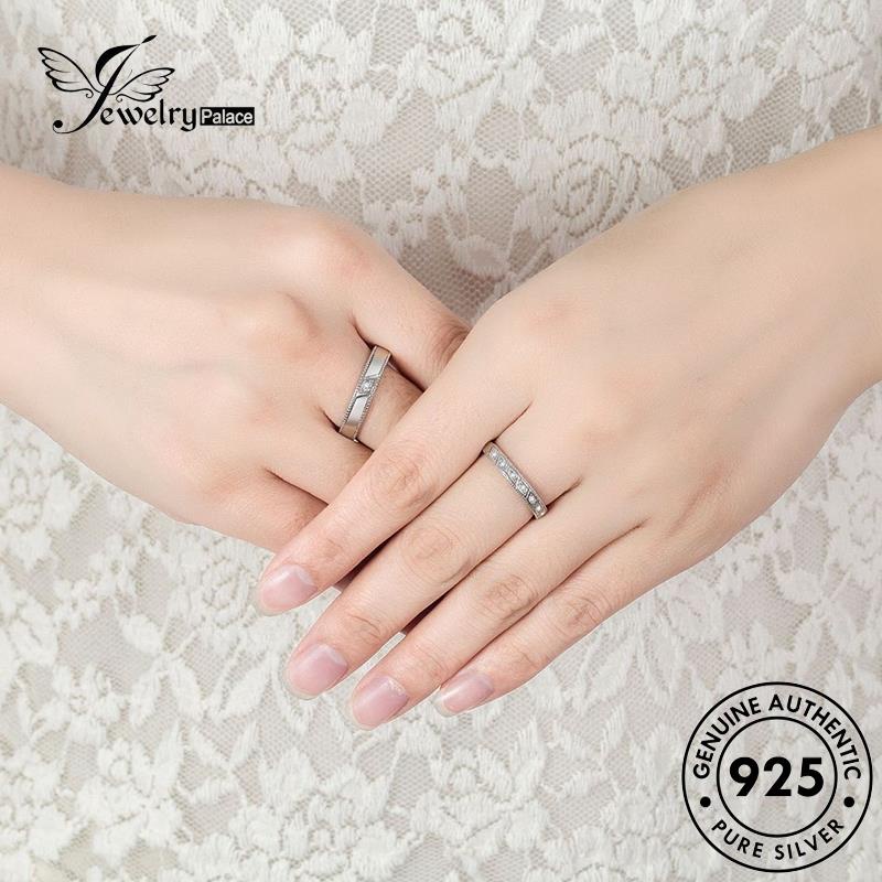 Perhiasantempat Cincin Senior Gypsophila 925asli Couple Perak R298