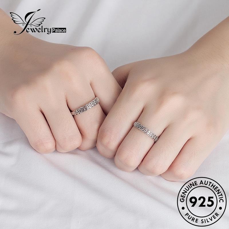 Perhiasantempat Cincin Rejeki Perak925 Retro Asli Couple R312