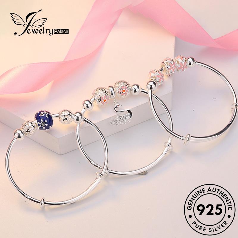 Jewelrypalace Gelang Perak Fashionable925 Wanita Sakura Asli B23