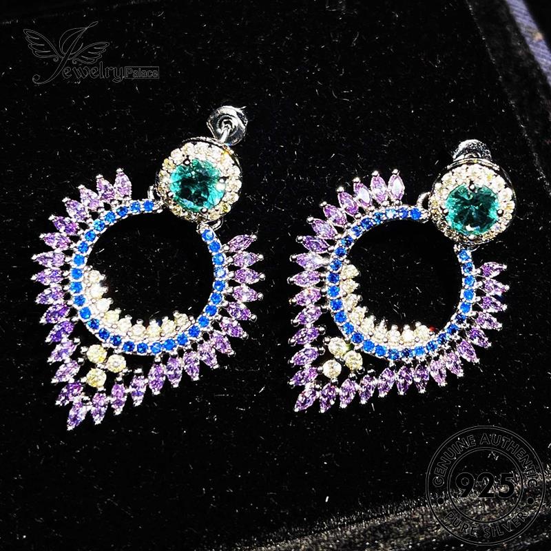 Jewelrypalace Stud Petal Asli Anting Perak Wanita Amethyst925 E794