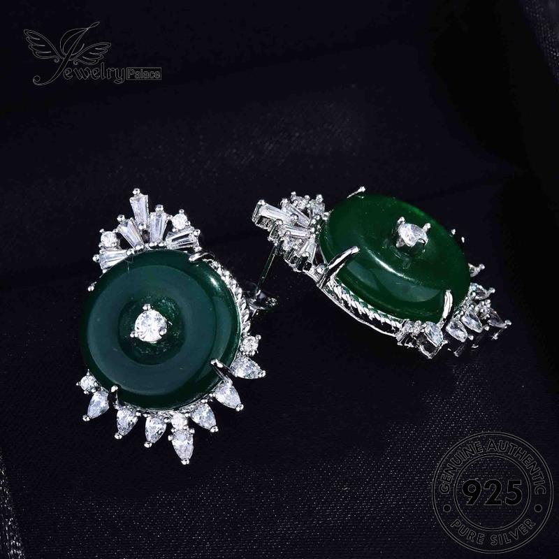 Jewelrypalace Anting Giwang Perak Wanita Leopard Berlian Asli Moissanite925 E1132