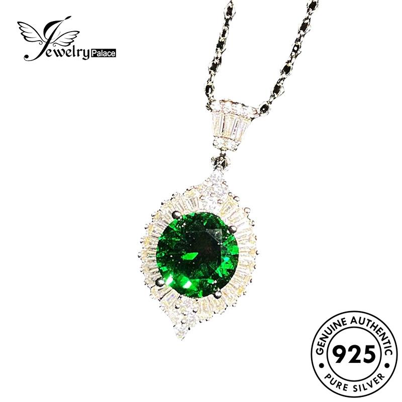 Jewelrypalace Emerald925 Kalung Perak Fashion Wanita Asli N944