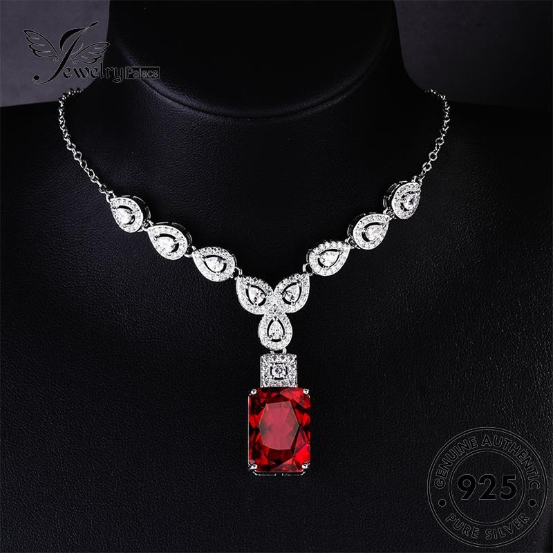 Jewelrypalace Silver Kalung Mewah Asli Ruby925 Wanita N1032