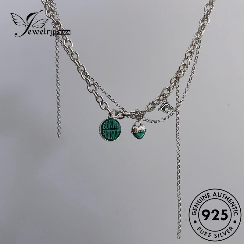 Jewelrypalace Kalung Asli925 Retro Wanita Medali Perak N1365