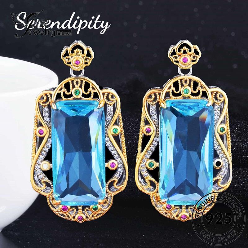 Jewelrypalace Kalung Wanita Set Emerald Perak Retro925Original Strip S234