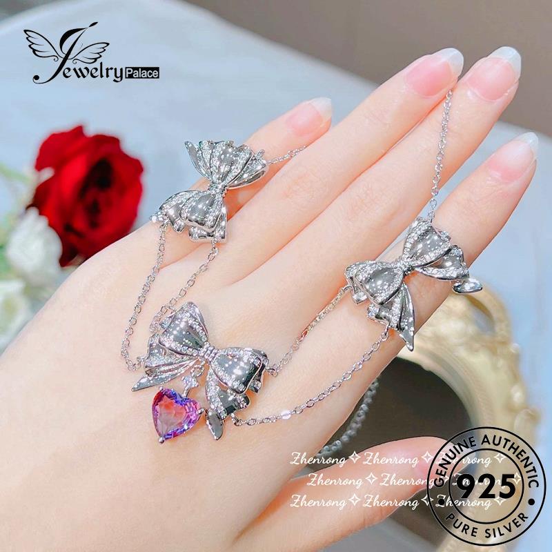 Jewelrypalace Amethyst Set Perak925 Asli Kreatif Jumbai Kalung Wanita S244