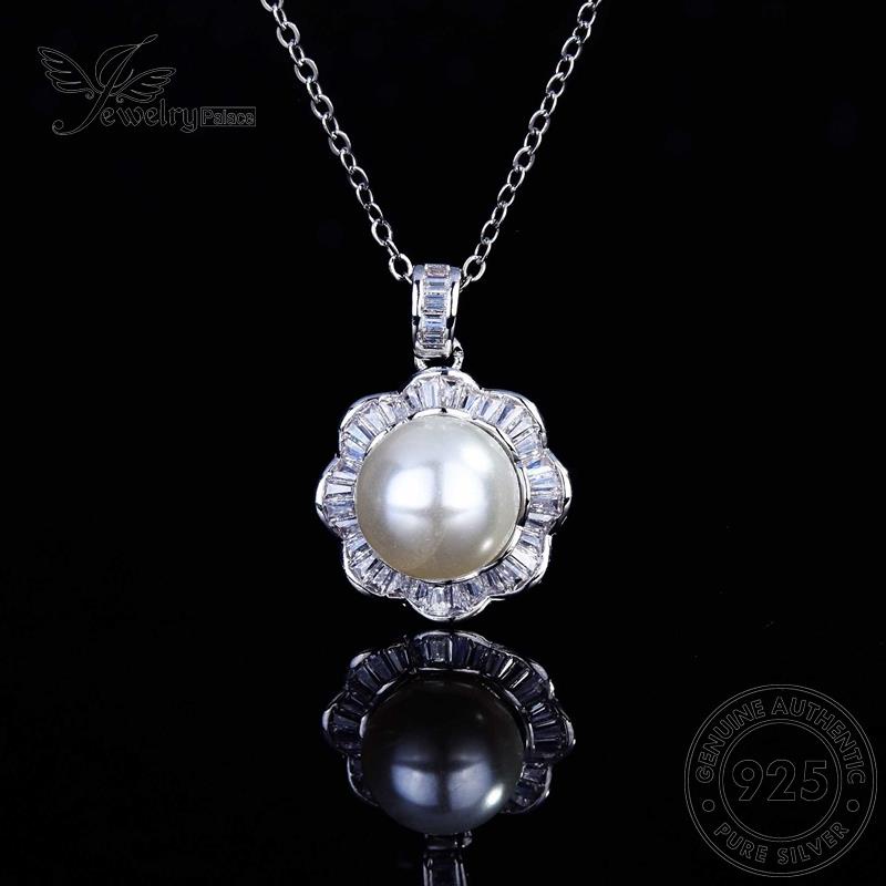 Jewelrypalace Kalung Asli Grace Set Perak925Mutiara Wanita S347