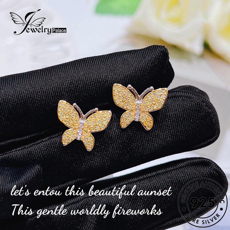 Jewelrypalace Kalung Perak Set Wanita Kupu925 Citrine Asli S449