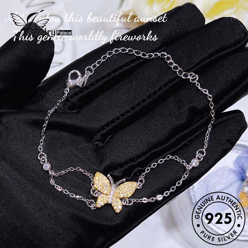 Jewelrypalace Kalung Perak Set Wanita Kupu925 Citrine Asli S449