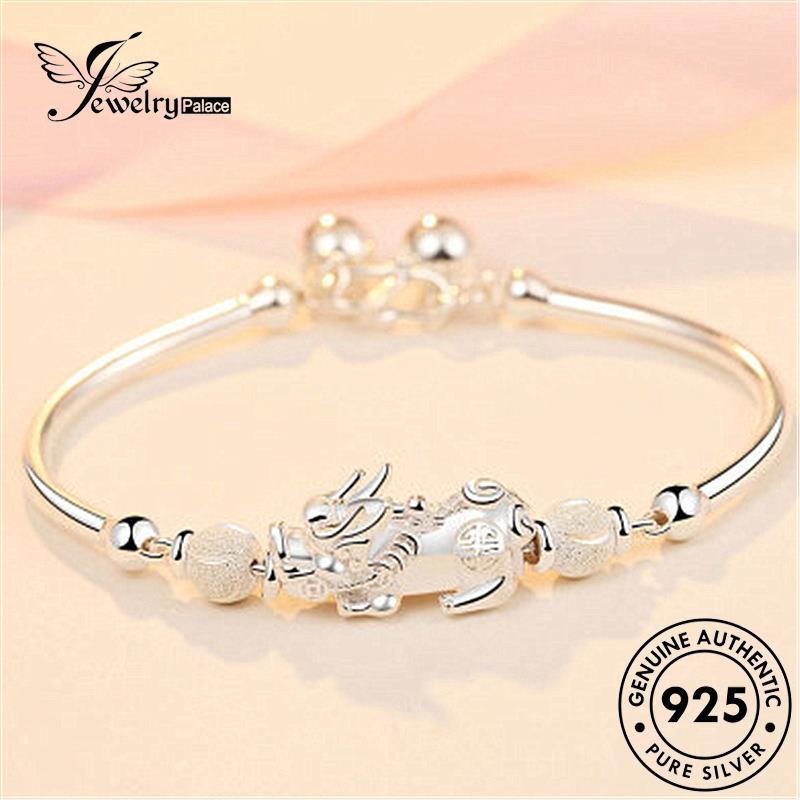 Jewelrypalace Perak Wanita Asli925 Gelang Pixiu Simple B17