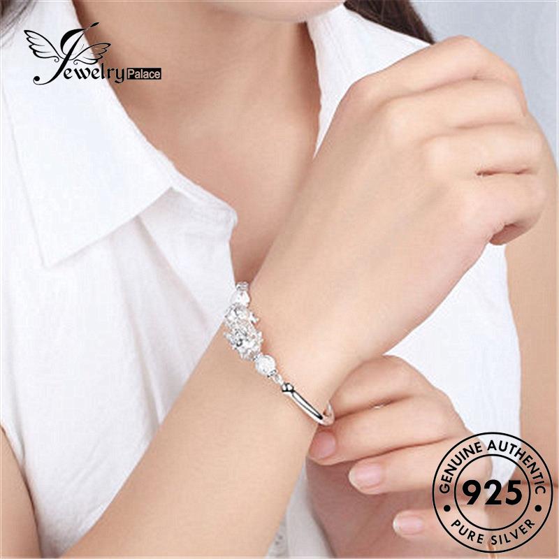 Jewelrypalace Perak Wanita Asli925 Gelang Pixiu Simple B17