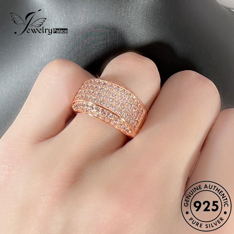 Jewelrypalace Moissanite Asli Perak Berlian Kreatif Wanita Langit Cincin925 Emas Starry R484