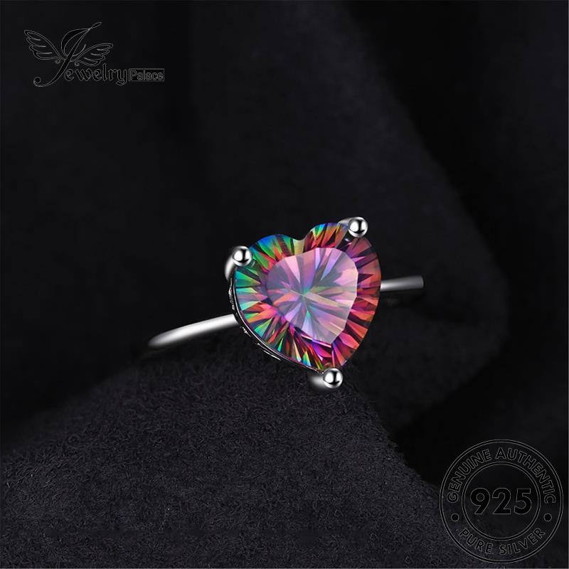 Jewelrypalace Cincin Love Simple Perak Asli925 Wanita Batu Akik R726