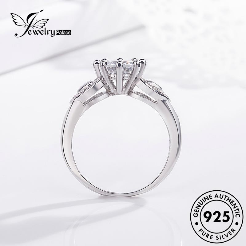 Jewelrypalace Cincin Perak Wanita Safir925 Kepribadian Cinta Asli R1440