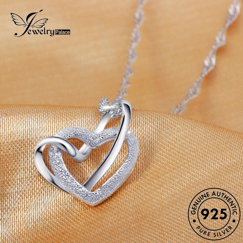 Jewelrypalace Emas Wanita Kilat Pasir Asli Kalung Perak925 N1088