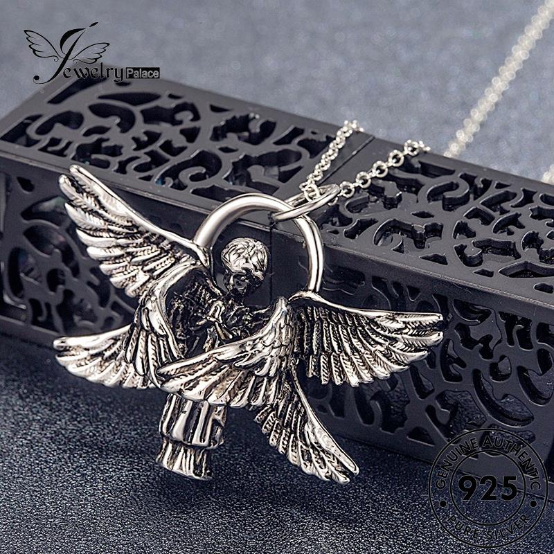 Jewelrypalace Angel Perak925 Wanita Emas Asli Kalung Retro N1107