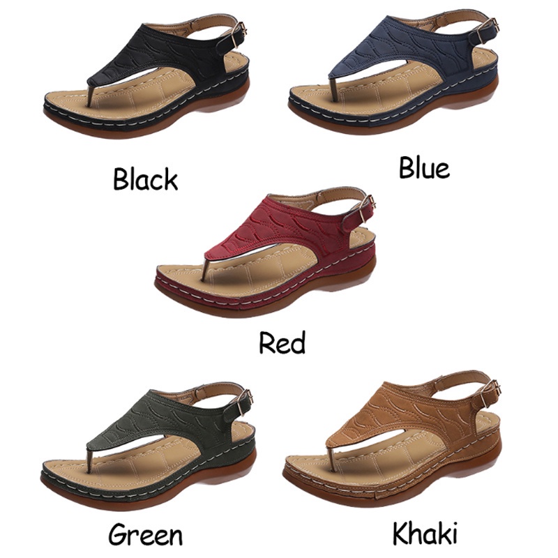 Sendal Wedges Fuji Perempuan Cewek Aesthetic Soft Slip On Flip Flop Cantik Bagus Comfort Fashion Terbaru Import 727