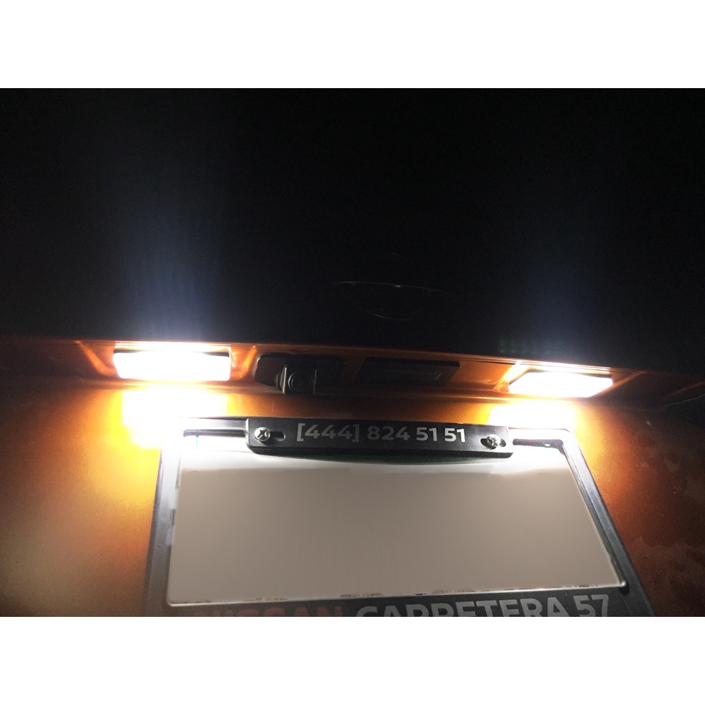 1pasang Untuk Dacia Kain Lap 2018 2019 2020 2021tahun Mobil Kecerahan Tinggi Putih LED Plat Nomor Lampu