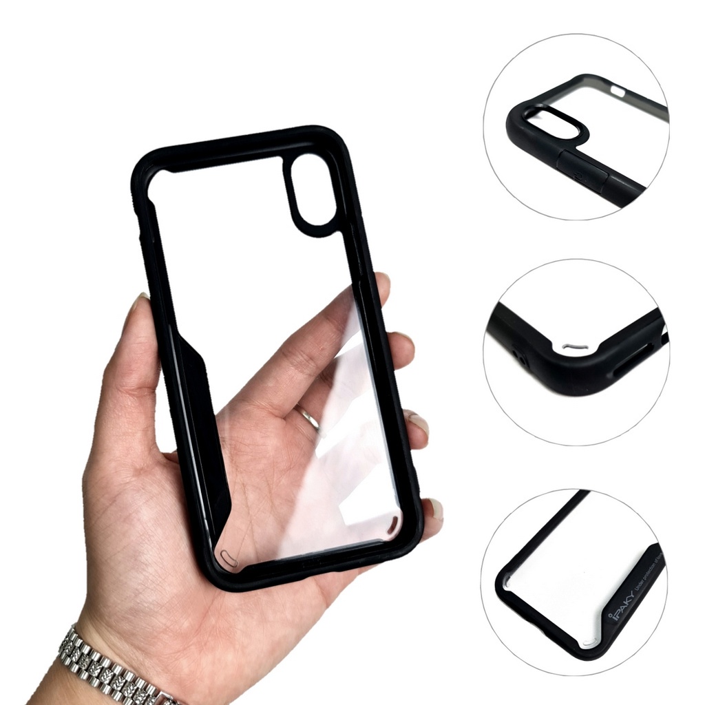 S/P- VIVO S1 Z1 PRO V9 V15 PRO V17 PRO V19 (INDO) V19 (GLOBAL) V20 V21 (4G &amp; 5G) - IPAKY Soft Case Bumper Transparent Clear