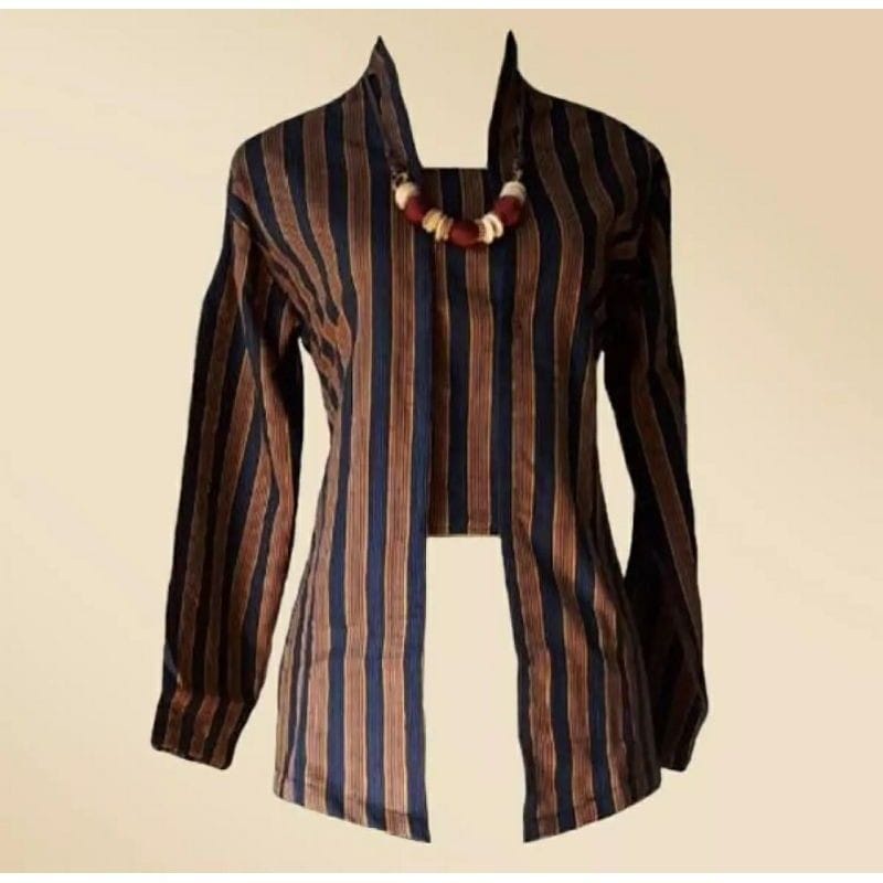 Lurik Baju lurik wanita Baju kebaya adat jawa Baju surjan lurik wanita Kebaya lurik jogja solo Surja