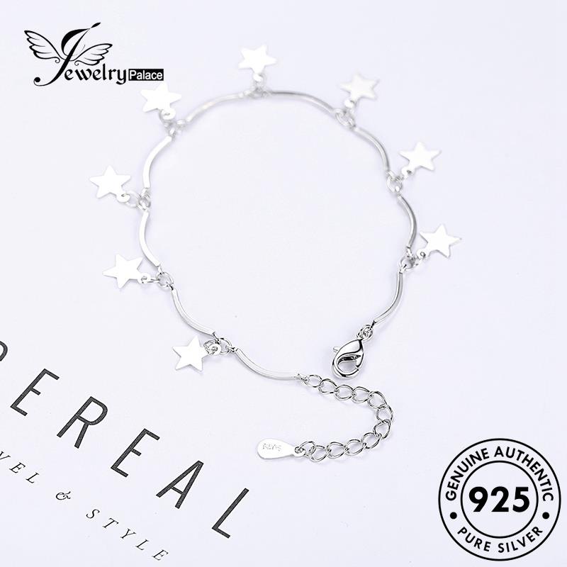 Jewelrypalace Gelang Perak Wanita Asli Pentagram Lucu925 B30