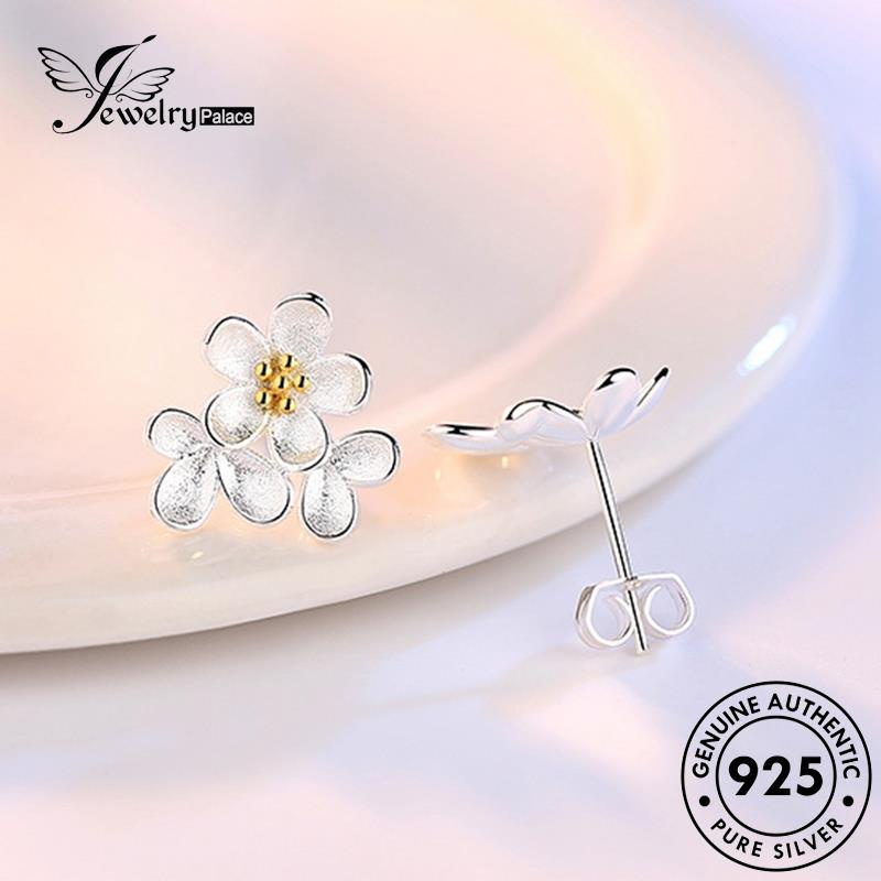 Jewelrypalace Anting Tusuk Perak Temperamen Bunga Matahari925 Wanita Asli E227