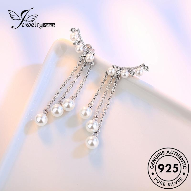 Jewelrypalace Mutiara925 Anting Berlebihan Wanita Stud Perak Asli E522