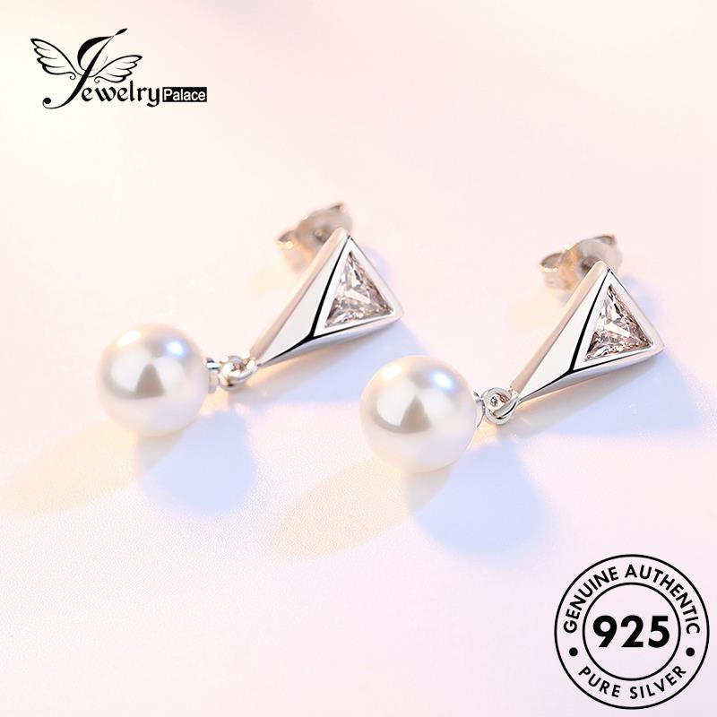 Jewelrypalace Anting Fashion925 Stud Mutiara Wanita Perak Asli E570