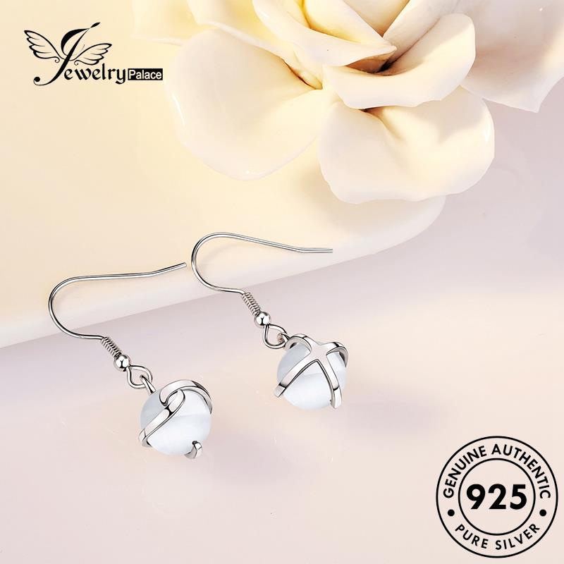 Jewelrypalace Wanita925 Kait Anting Opal Prancis Asli Silver Style E583